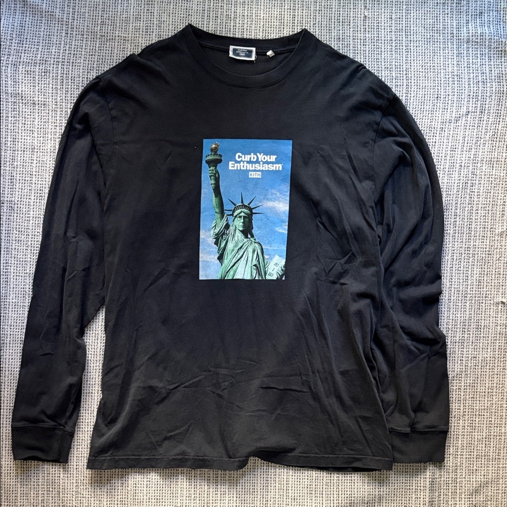 KITH Curb Your Enthusiasm Black, longsleeve Larry David